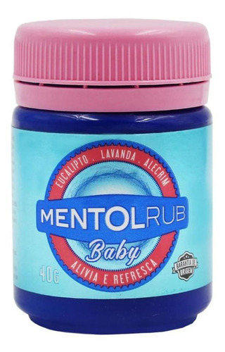 Pomada Infantil 40g Mentol Rub Baby