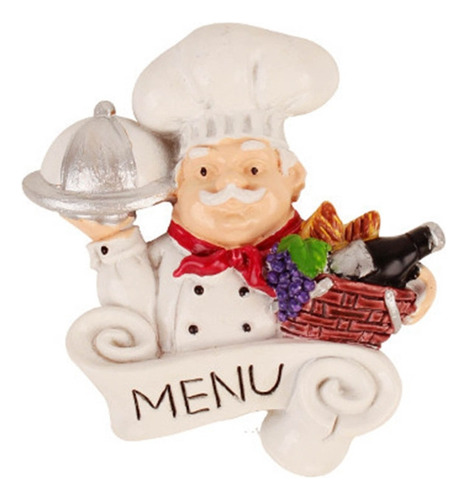 X Imán De Resina Para Nevera (3 #mold), Figura De Chef
