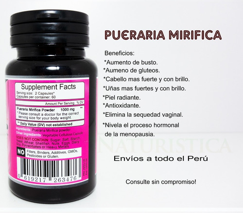 En Stock!!reafirmante Busto Pueraria Mirifica 3000 Extreme