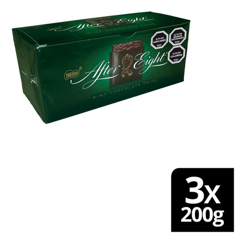 Chocolate After Eight® Mint Chocolate Thins 200g X3