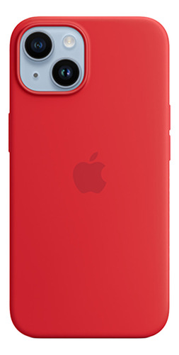 Funda Silicone Case Para Iphone 14 Pro Rojo Lisa