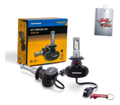 Kit Lâmpada Tarponn Ultra Led H7 40w E 4000lm Cada 6000k 