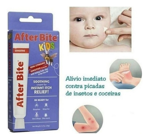 After Bite Kids Pomada Para Picadas Insetos Imediato