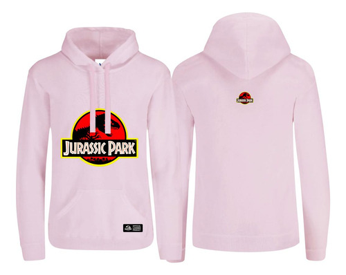 Sudadera Hoodie Jurassic Park Jurassic World Blanco