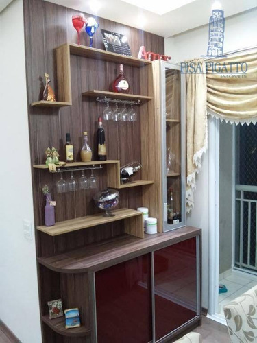 Apartamento Com 3 Dormitórios À Venda, 69 M² Por R$ 490.000,00 - Morumbi - Paulínia/sp - Ap0843