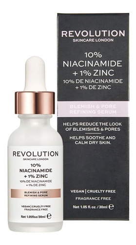 10% Niacinamide + 1% Zinc Revolution De 30ml