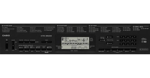 Imagen 2 de 2 de Teclado Organo Casio Ctk 3500 5/8 61 Teclas Sensitivo+fuente