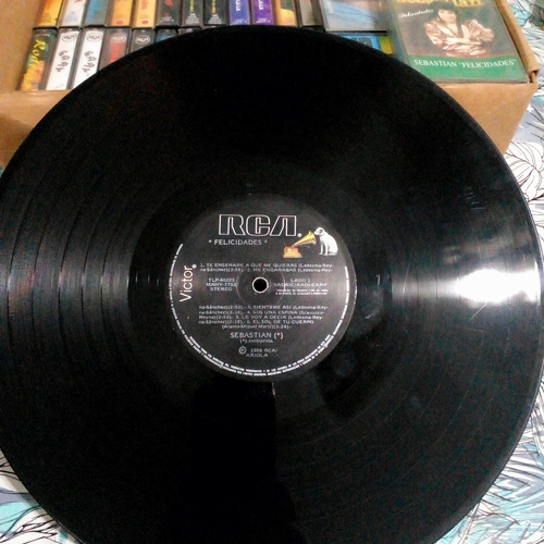 Sebastian Felicidades Disco De Vinilo Lp 1986 Ex Sin Fritura Estándar