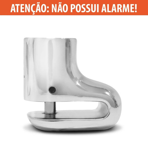 Imagem 3 de 5 de Trava Anti Roubo Furto Para Moto Freio A Disco Dianteiro