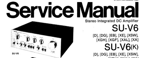 Manual Servicio Technics Su-v6