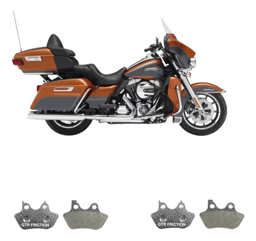 Balata Harley Davidson Electra Glide Classic 04-07 Fa400 Del