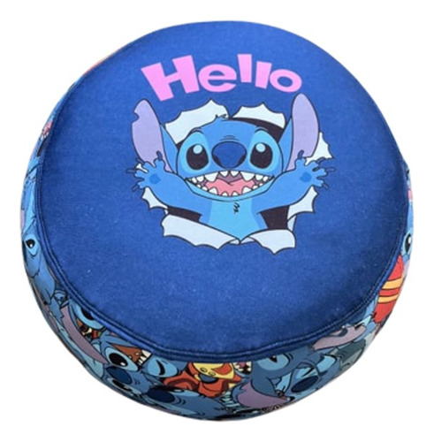 Almohadon Redondo Antiestres Stitch