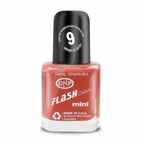 Esmalte Flash Colors De Gnp 9ml Nro.9