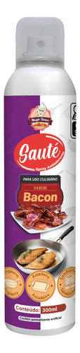 Spray Antiaderente Culinário Sabor Bacon 300ml - Sauté