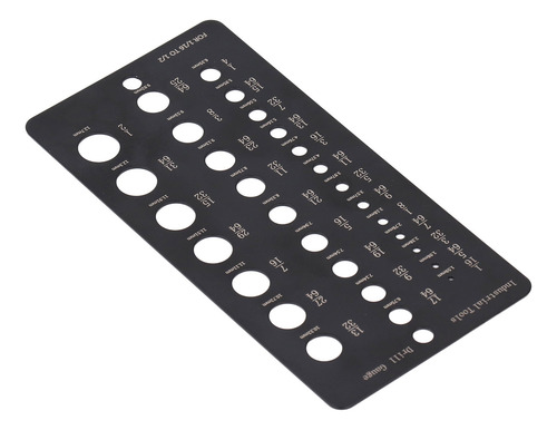 Broca Métrica Decimal Con 29 Orificios De 1/16 A 1/2 Pulgada
