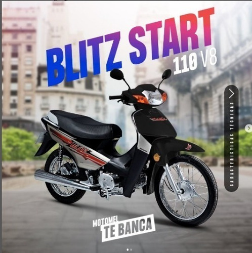Imagen 4 de 15 de Motomel Blitz 110 Base 0km 2023 Ap Motos Envios Al Interior