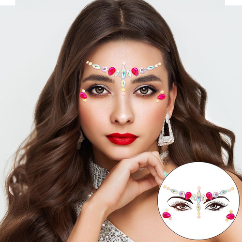 Gemas Faciales Para Festivales De Música, Pegatinas De Joyer