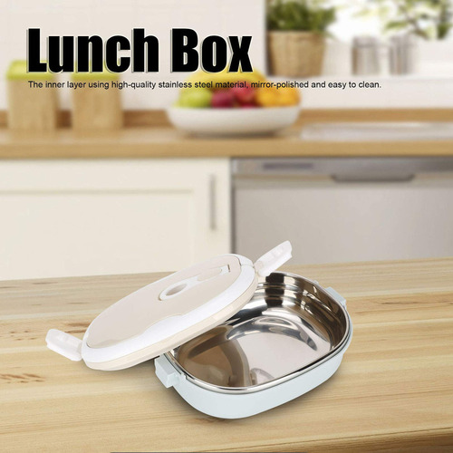 ( Caja Bento Con Aislamiento Térmico De Acero Inoxidable,.