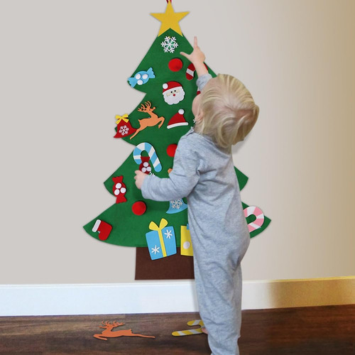 Aytai Diy Fiente Fiente Ejunto De Árbol De Navidad Con Adorn