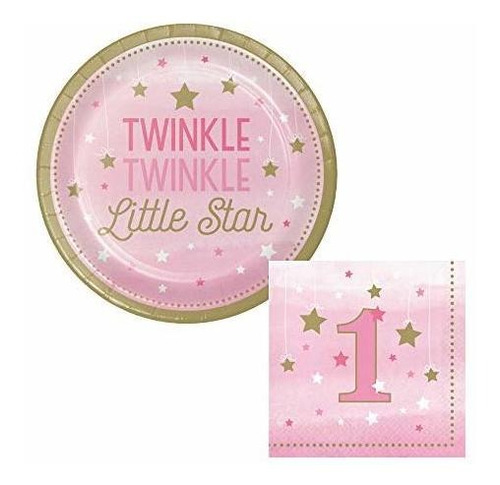 Paquetes De Fiesta - Twinkle Twinkle Little Star Pink Sumini