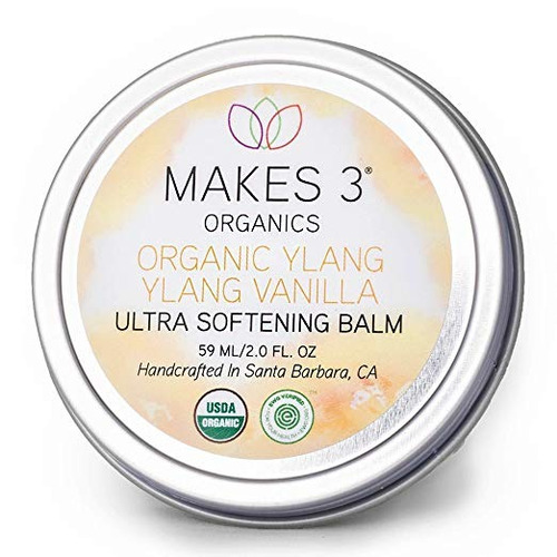 Hace 3 Organics Orgánica Ylang Ylang Bálsamo Manos, Vainilla