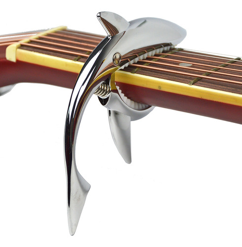 Cejilla De Guitarra Metal Shark De Alta Calidad