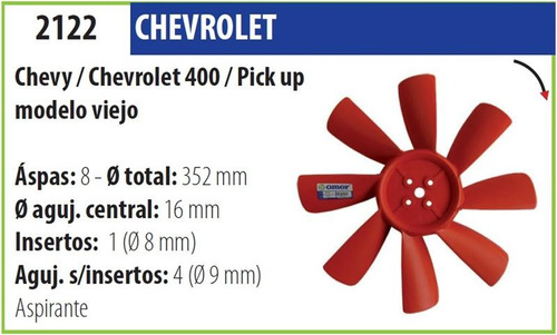 Helice Chevrolet Chevy 400