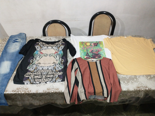 Lote De Ropa 40 Prendas Ideal Feria Americana Negro (Usado)