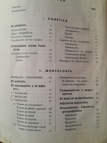 Gramática Griega - Berenguer Amenós - Excelente!! - Envíos (Usado)