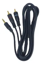 Comprar Cable 1,80m Audio Uso Rudo 2 Plug Rca A 1 Plug 3.5mm Radox