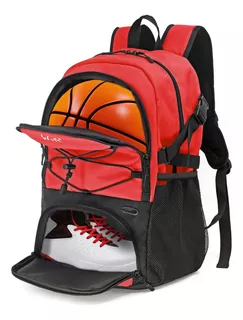 Mochila De Baloncesto Bolsa Deportiva Grande Compartime...