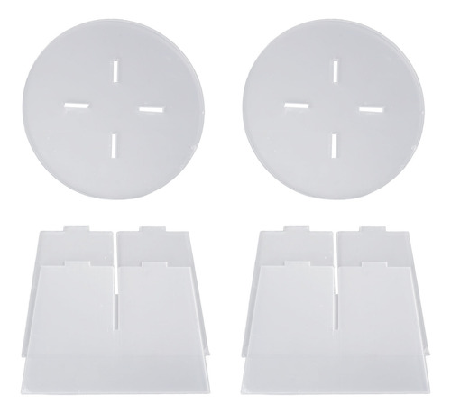 Soporte Acrílico Para Macetas De Estilo Moderno Y Estante Pa