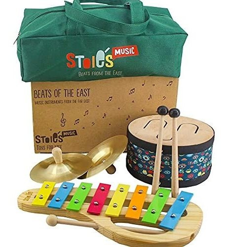 Stoie S Juego De Instrumentos De Percusión De Madera N...