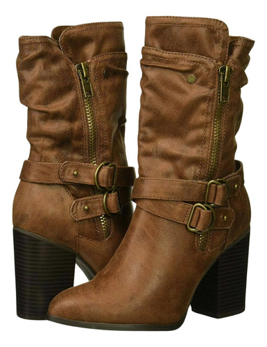 Botin Paisley Carlos Santana Color Tan