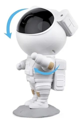 Proyector De Estrellas Astronautas Luz De Noche Para Niños N