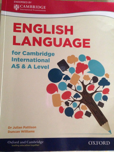 English Language For Cambridge International As&a Level Oxfo