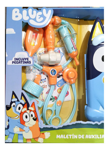 Bluey Maletin Medico Doctor/a 10 Piezas, , Inofens
