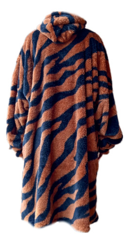 Maxi Buzo Manta Capucha Mujer Oversize Abrigado S,ml,xl,xxl