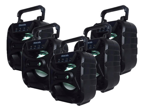 Bocina 4 Pulgadas Sa435t Luz Led Link Bits Con 5 Piezas