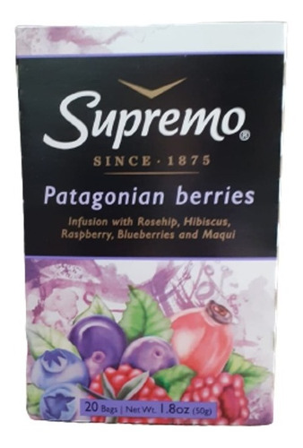 Té Patagonian Berries O Bayas Patagonicas