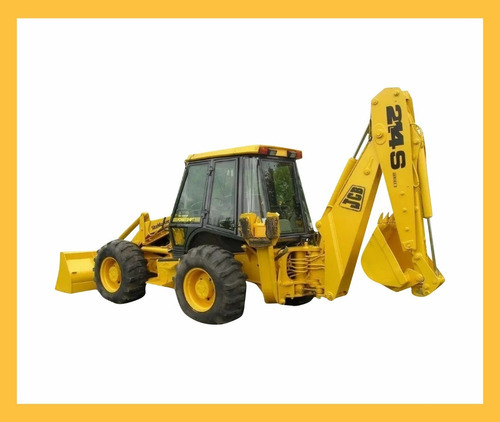 Adesivos Retroescavadeira Compatível Com Jcb 214 + Etiquetas Cor ADESIVO EMBLEMA GRÁFICO 214