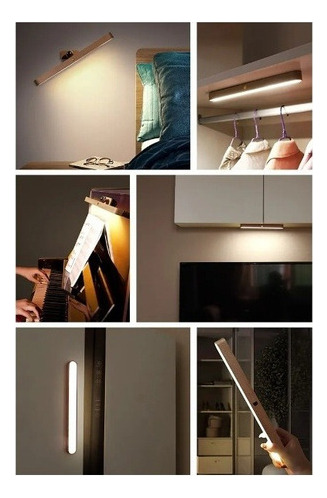 * Aplique Moderno Con Espejo De Madera Lámpara L