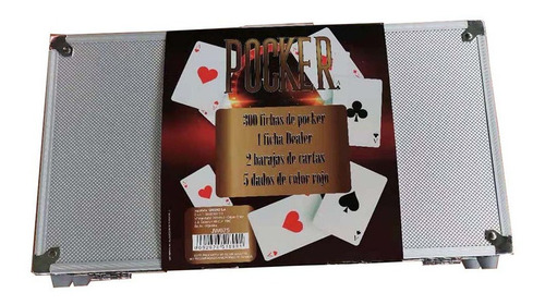 Juego De Mesa Pocker Profesional Con Maletín 300 Piezas