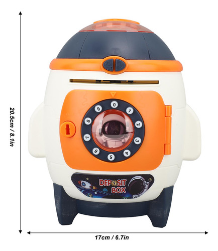Password Piggy Bank Safe Lighting Effect
