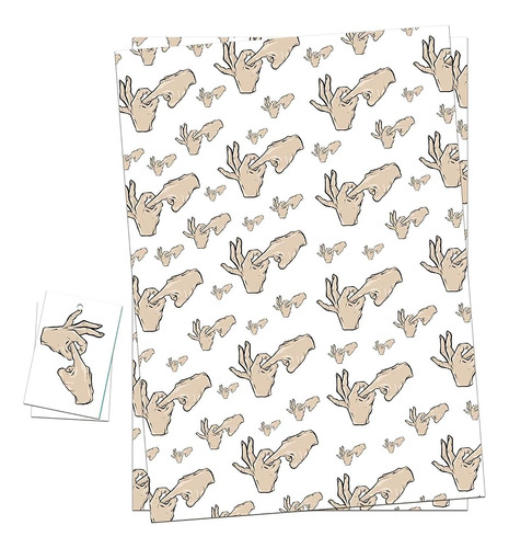 Limalima Funny Rude Gift Wrap & Gift Tags Wrapping Paper She