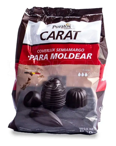 Chocolate Semi Amargo Carat 800 Grs