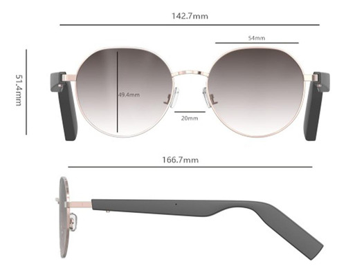 Gafas Inteligentes Gafas Resistente Al Agua Manos Libres