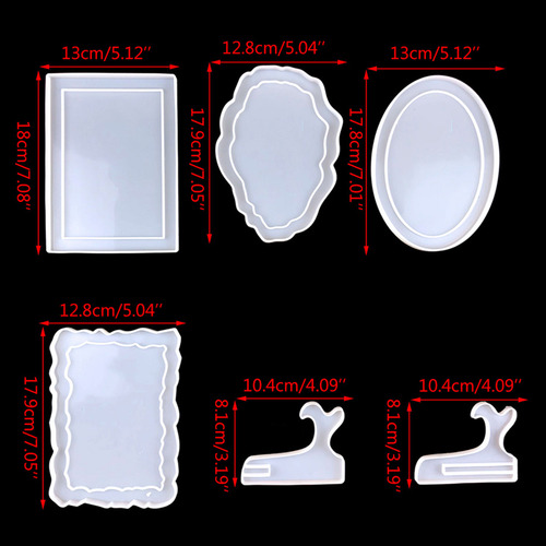 (w-5)frame Epoxy Mold Rectangle Picture Frame Mold Large Sil