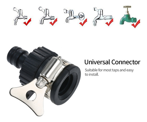 Adaptador De Conector De Grifo Universal Para Manguera De Ag