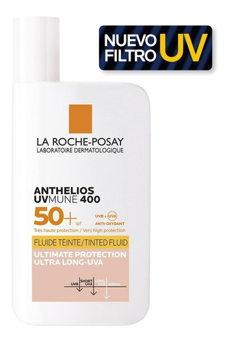 Anthelios La Roche Posay Uv Mune 400 Fluido Con Color X50ml